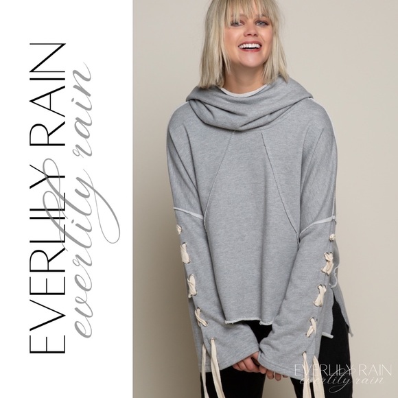 POL Cowl Neck Hoodie - Picture 8 of 12